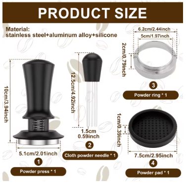 Wintarium™ Portable Coffee Tamper Set